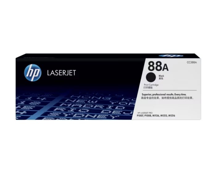 HP 88A (CC388A) original black LaserJet toner cartridge box